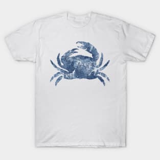 Sponge painted Crab Coastal art T-Shirt